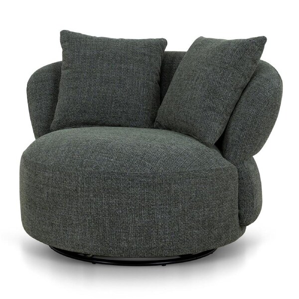 Oasis Swivel Lounge Chair - Moss Green
