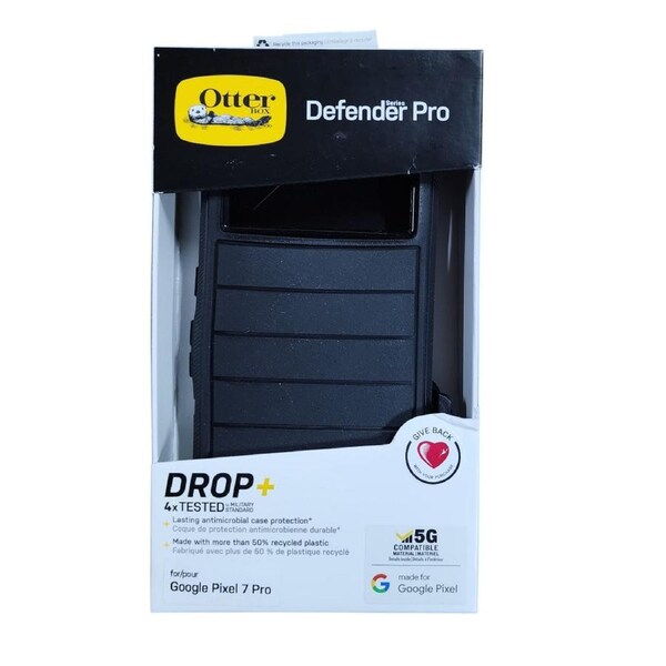 OtterBox Defender Pro Case for Google Pixel 7 Pro Screenless - Black