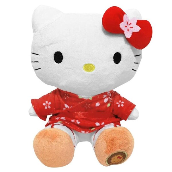 Hello Kitty and Friends Hello Kitty Kimono Eco Large 24cm Plush
