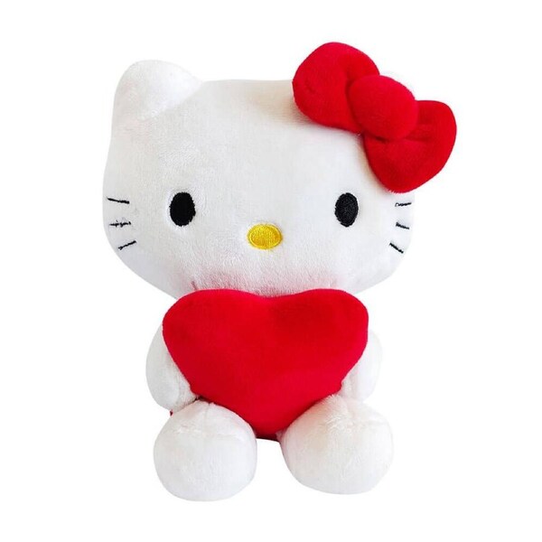Hello Kitty and Friends Hello Kitty Heart Eco Medium 14cm Plush