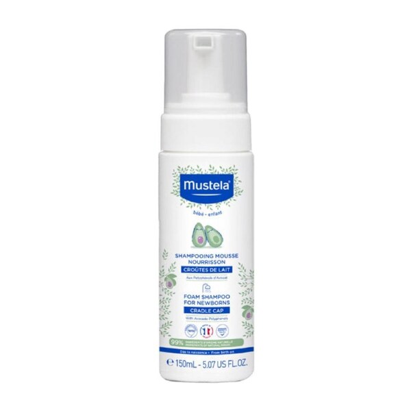 Mustela Newborn Foam Shampoo for Cradle Cap Prevention 150ml
