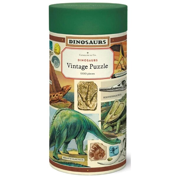 Cavallini - Dinosaurs Puzzle 1000pc