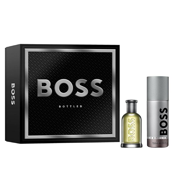 Hugo Boss Bottled 2 Piece Gift Set - Eau De Toilette 50ml & Deodorant Spray 150ml