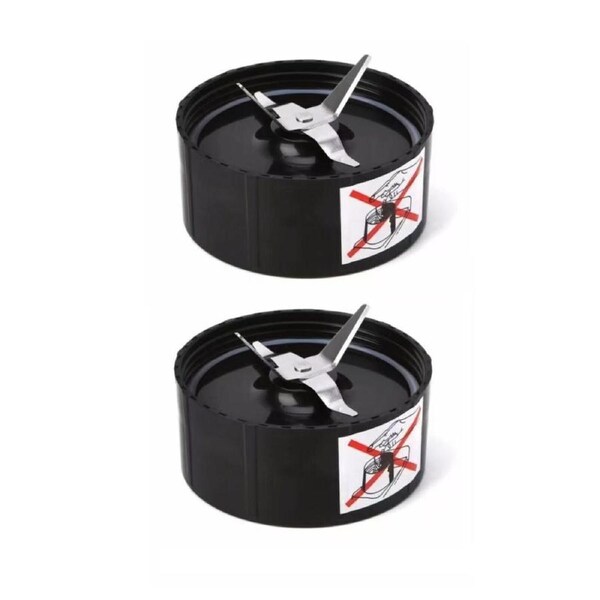 2 Pack Replacement Cross Blades for 250W Magic Bullet Blender Juicers Mixer