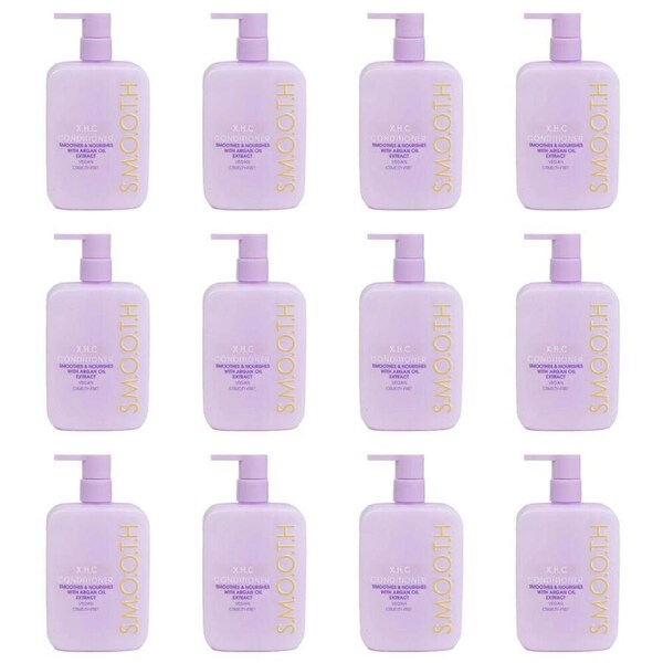 12PK XHC Smooth Conditioner w/ Argan Oil Extract For All Hair Types 350ml