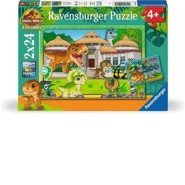 Ravensburger Puzzle 2x24pc - Jurassic World Explorers