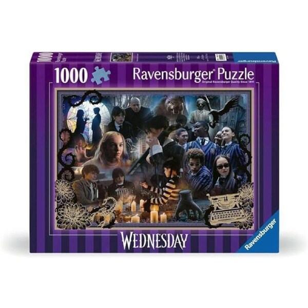 Ravensburger Puzzle 1000pc - Wednesday Wild Things