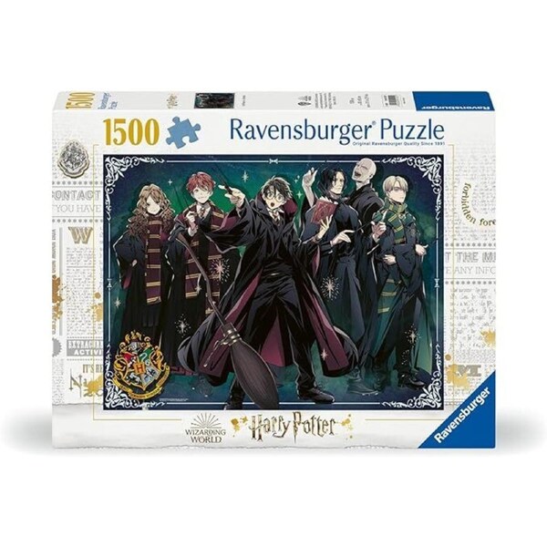 Ravensburger Puzzle 1500pc - Harry Potter Gryffindor vs. Slytherin