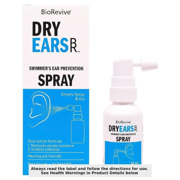 BioRevive DryEars Swimmers Ear Prevention Spray 30ml