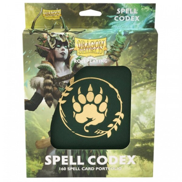 Dragon Shield - Roleplaying Spell Codex Forest Green