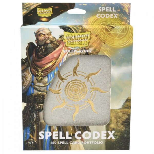 Dragon Shield - Roleplaying Spell Codex Ashen White