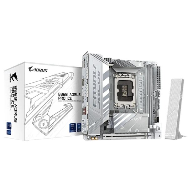Gigabyte B860I Aorus Pro Ice LGA 1851 mini-ITX Motherboard (B860I AORUS PRO ICE)