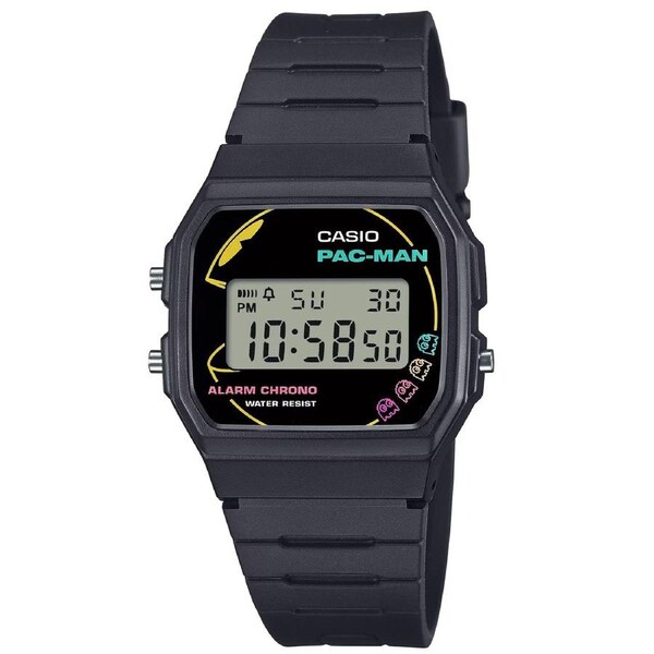 Casio Pac-Man 45th Anniversary Collaboration Series Digital Watch F-91WPC-1A