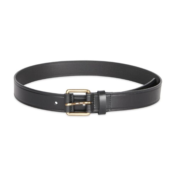 Ben Sherman Men's Leather Casual Pin Buckle Fashion Waist Belt Black L