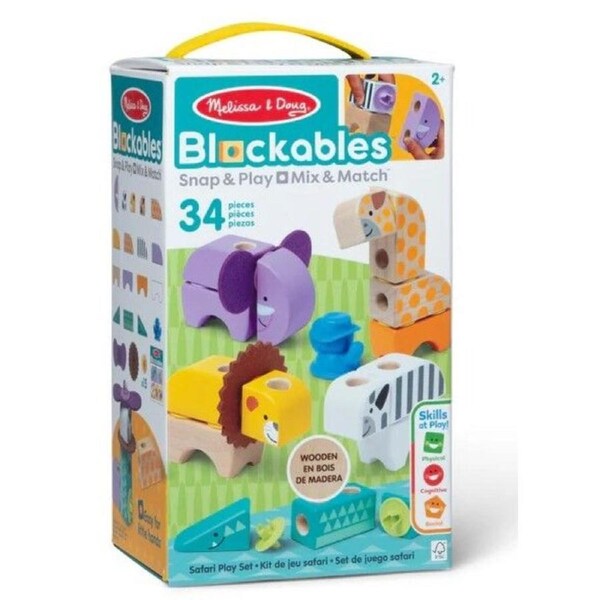 Melissa & Doug - Blockables Safari Play Set
