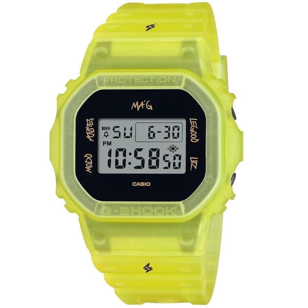 G-Shock Yellow/Black J Balvin Limited Edition Digital Watch DWE-5600JB-1A9