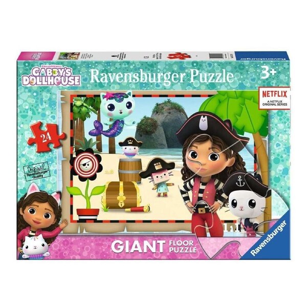 Ravensburger Puzzle 24pc - Gabby's Dollhouse Giant Floor Puzzle