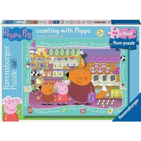 Ravensburger Puzzle 16pc - Peppa Pig My First Floor Puzzle