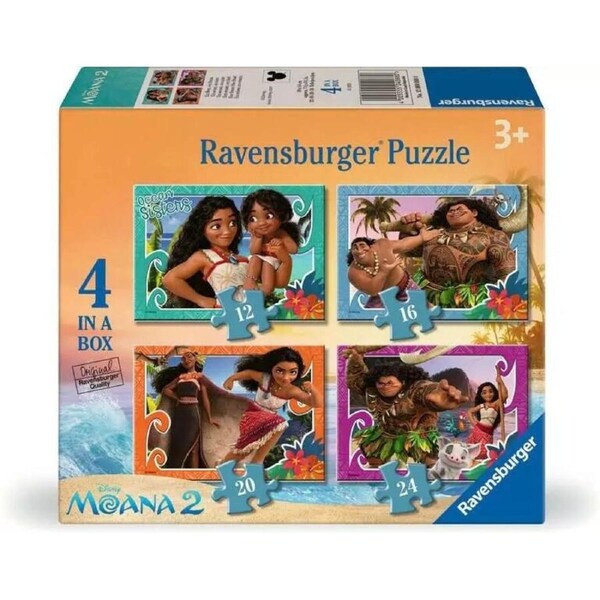 Ravensburger Puzzle 12, 16, 20, 24pc - Disney Moana 2