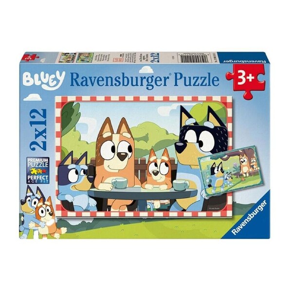Ravensburger Puzzle 2x12pc - Bluey Floor Puzzle