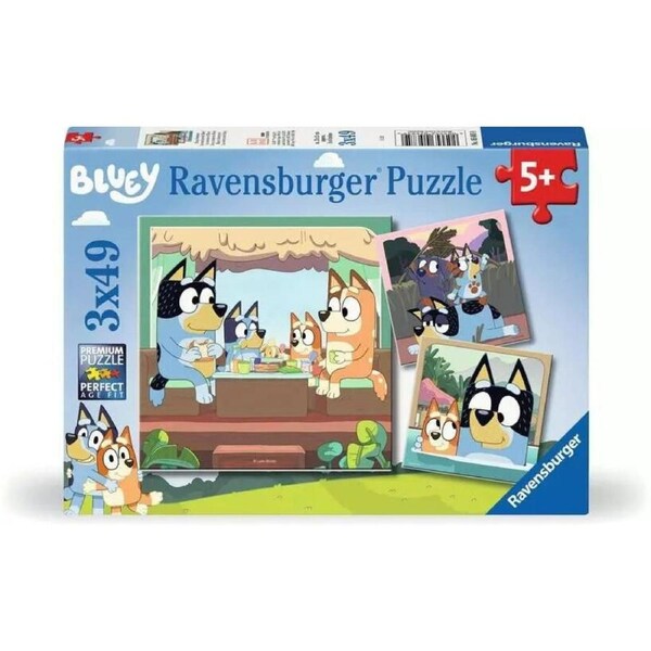 Ravensburger Puzzle 3x49pc - Bluey