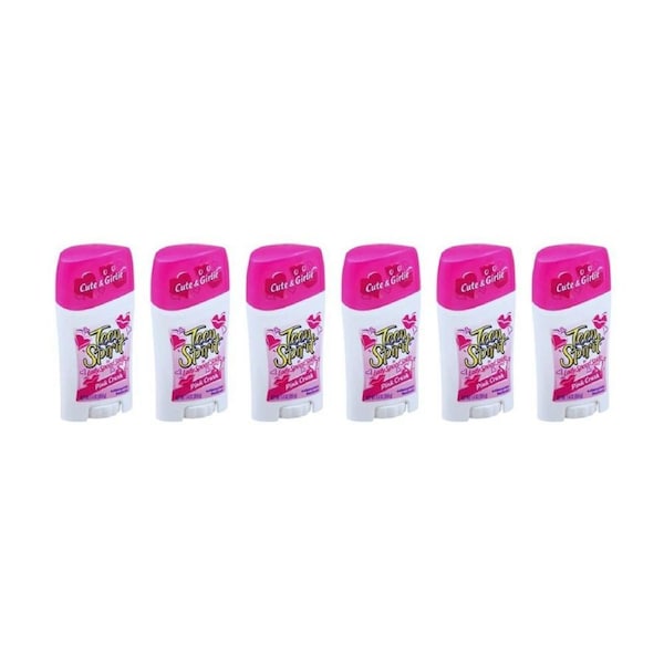6PK Lady Speed Stick Teen Spirit Deodorant 39.68g Pink Crush Antiperspirant