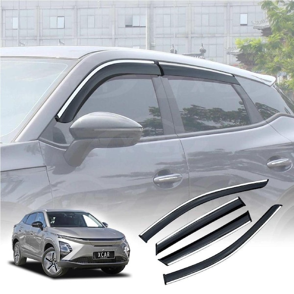Weathershields for Chery OMODA E5 All-Electric 2024-Onwards Car Weather Shields Wind Deflectors Window Sun Visor 4 Pcs