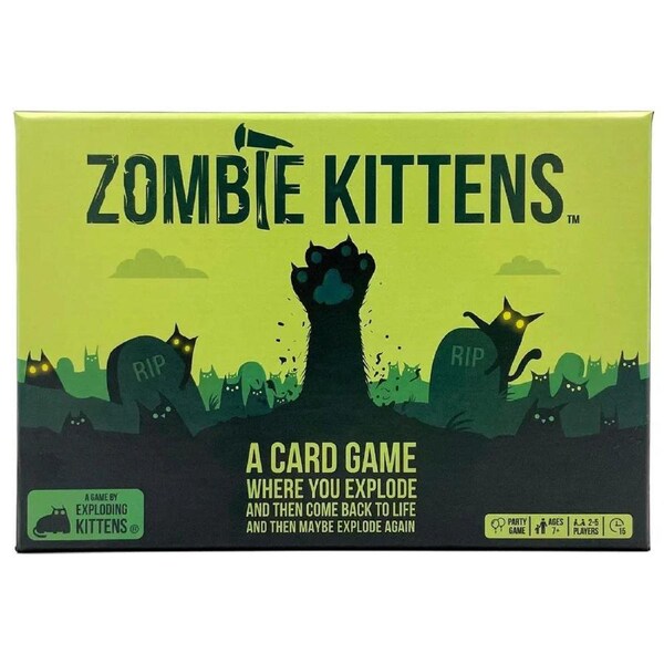 Exploding Kittens Zombie Kittens Party Game