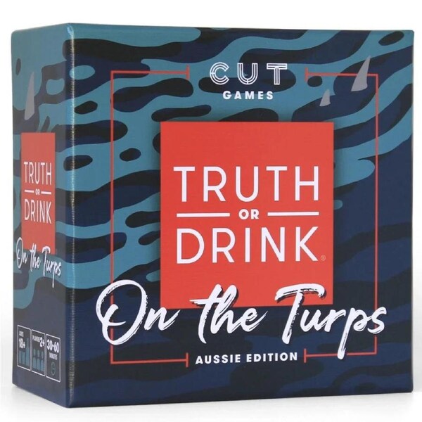 Cut Games Truth or Drink On The Turps Aussie Edition Party Game