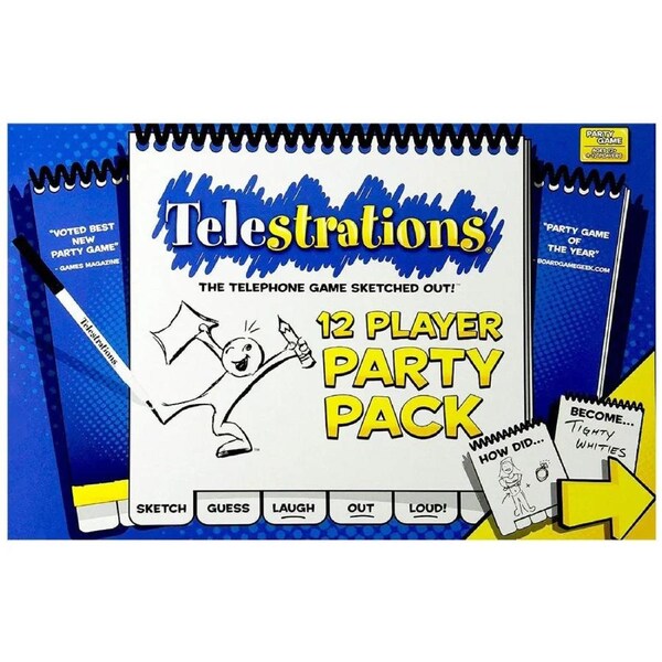 Crown & Andrews Telestrations 12 Player Party Pack Game