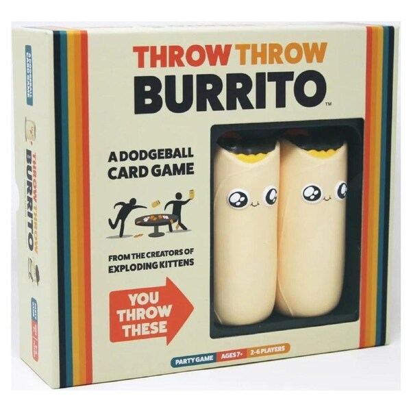 Exploding Kittens Throw Throw Burrito Party Game
