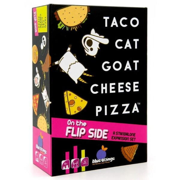 Blue Orange Games Taco Cat Goat Cheese Pizza on the Flip Side Stand Alone Expansion
