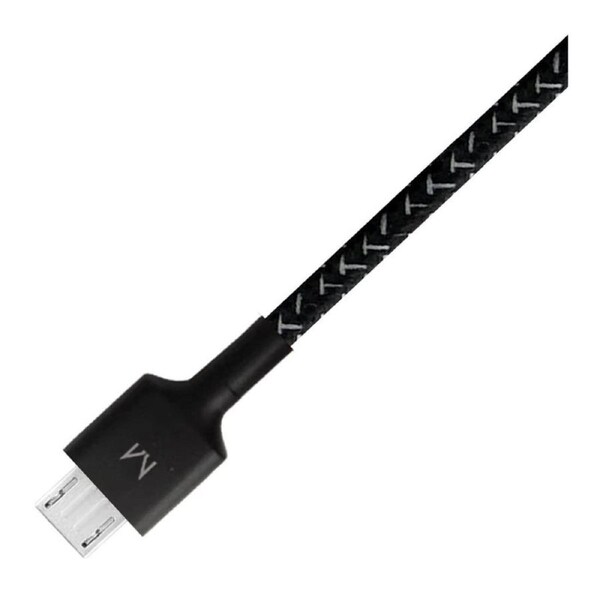 Moyork Cord+ 2m USB-A to Micro USB Nylon Cable - Raven Black Black