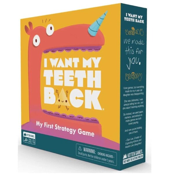 Exploding Kittens I Want My Teeth Back Family Game