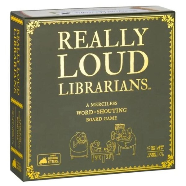 Exploding Kittens Really Loud Librarians Party Game