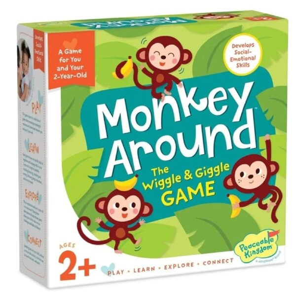 Peaceable Kingdom Monkey Around The Wiggle & Giggle Game
