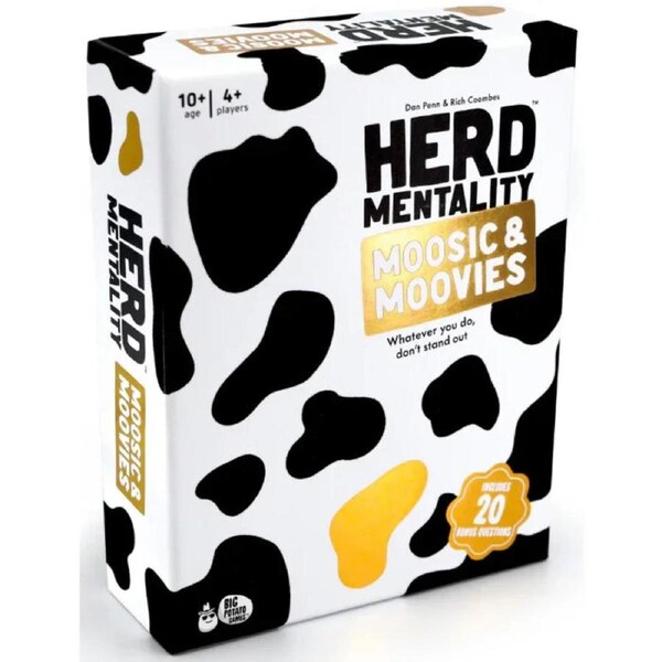 Big Potato Herd Mentality Herd Moosic & Moovies Party Game