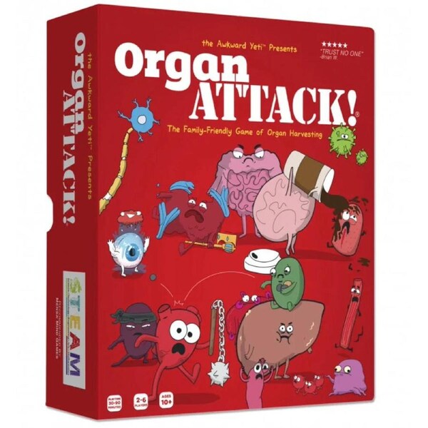 The Awkward Yeti Organ ATTACK! New Edition Party Game