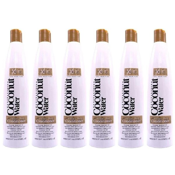 6PK XHC Revitalising Coconut Water Hydrating Conditioner For All Hair 400ml
