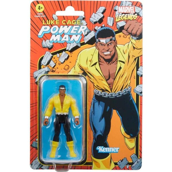 Marvel Legends Retro Collectible 3.75" Action Figure - Luke Cage Power Man