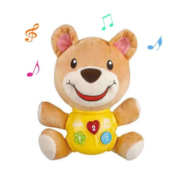 Nevenka Cute Musical Plush Toy with Sound & Light -Bear