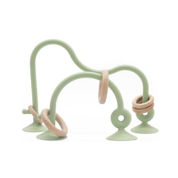 Nevenka High Chair Toys with Suction Cups for Toddler 6 Months+ Teether-Green