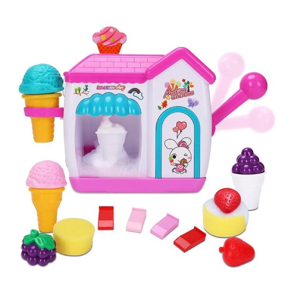 Nevenka Ice Cream Foam Maker Bath Toy for 3-4 Years Old
