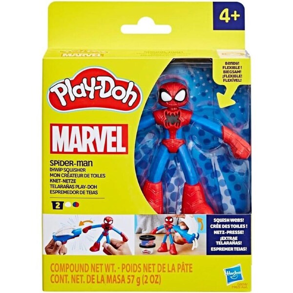 Play-Doh Marvel Spider-Man Thwip Squisher Action Figure Playset