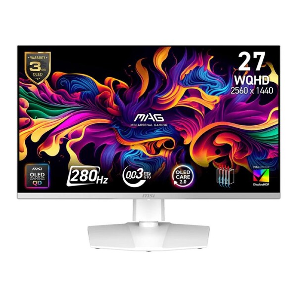 MSI 27" MAG 272QPW QD-OLED X28 (WQHD) GAMING MONITOR