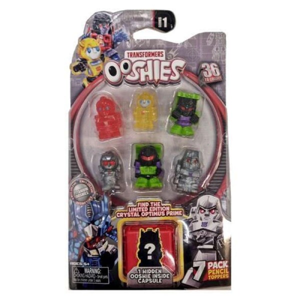 Transformers Ooshies Series 1 Pencil toppers 7 Pack Assorted
