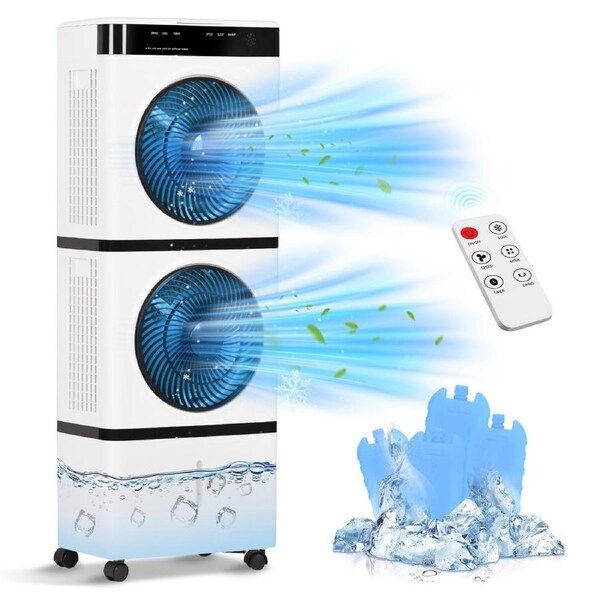 ADVWIN Evaporative Air Cooler, 3 in 1 Portable Air Cooler Fan 14L