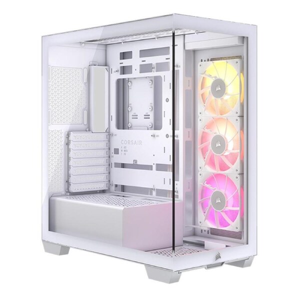 Corsair iCUE LINK 3500X RGB TG Mid-Tower E-ATX Case - White (CC-9011281-WW)