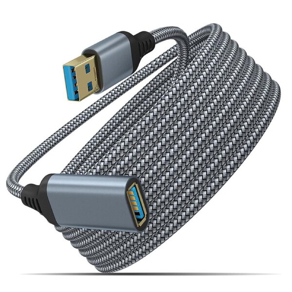USB 3.0 male to female data cable extension cable-3M-Gray