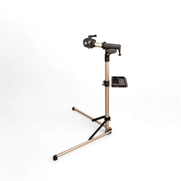 FitnessLab Bike Repair Stand, Height Adjustable Bicycle Maintenance Work Repair Station w/ Tool Tray